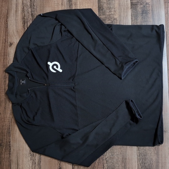 Hill City/ x Peloton Lightweight Half Zip Merino Wool Blend Size XL In Black - Picture 1 of 12